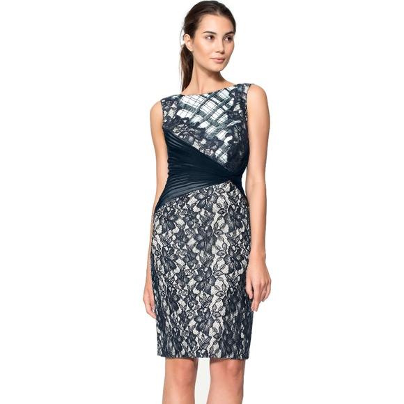 TADASHI SHOJI EMBROIDERED AND PLEATED TULLE DRESS - Picture 1 of 6